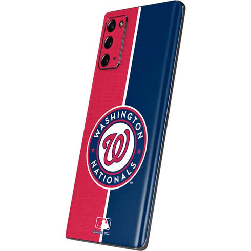 MLB Washington Nationals Split Galaxy Note20 5G Skin